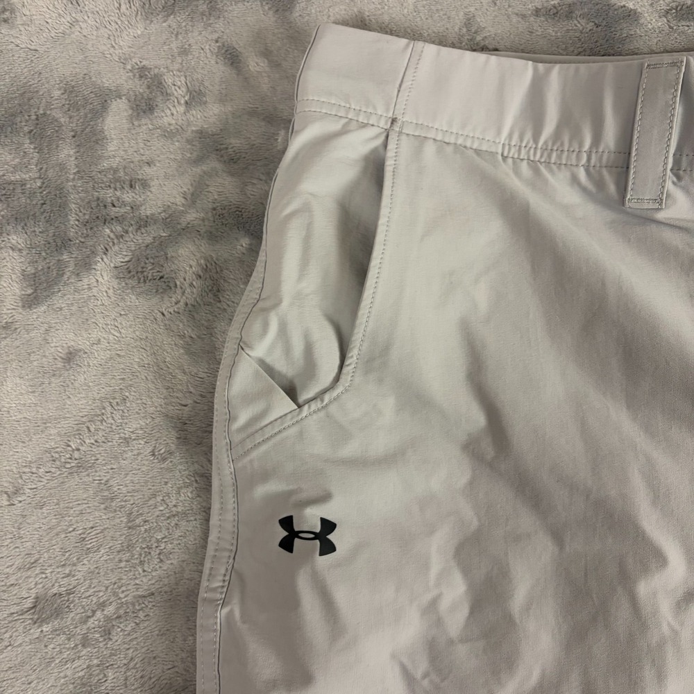 Under Armour Mens Canyon Pants 40x32 Gray Water Repellent Cinch Hiking 1351391 - Picture 4 of 6